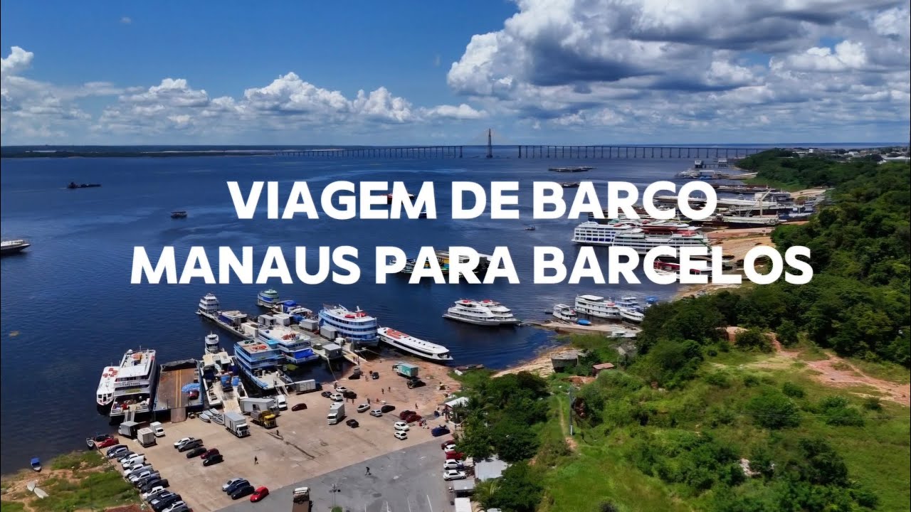 Viagem de barco de Manaus até Barcelos