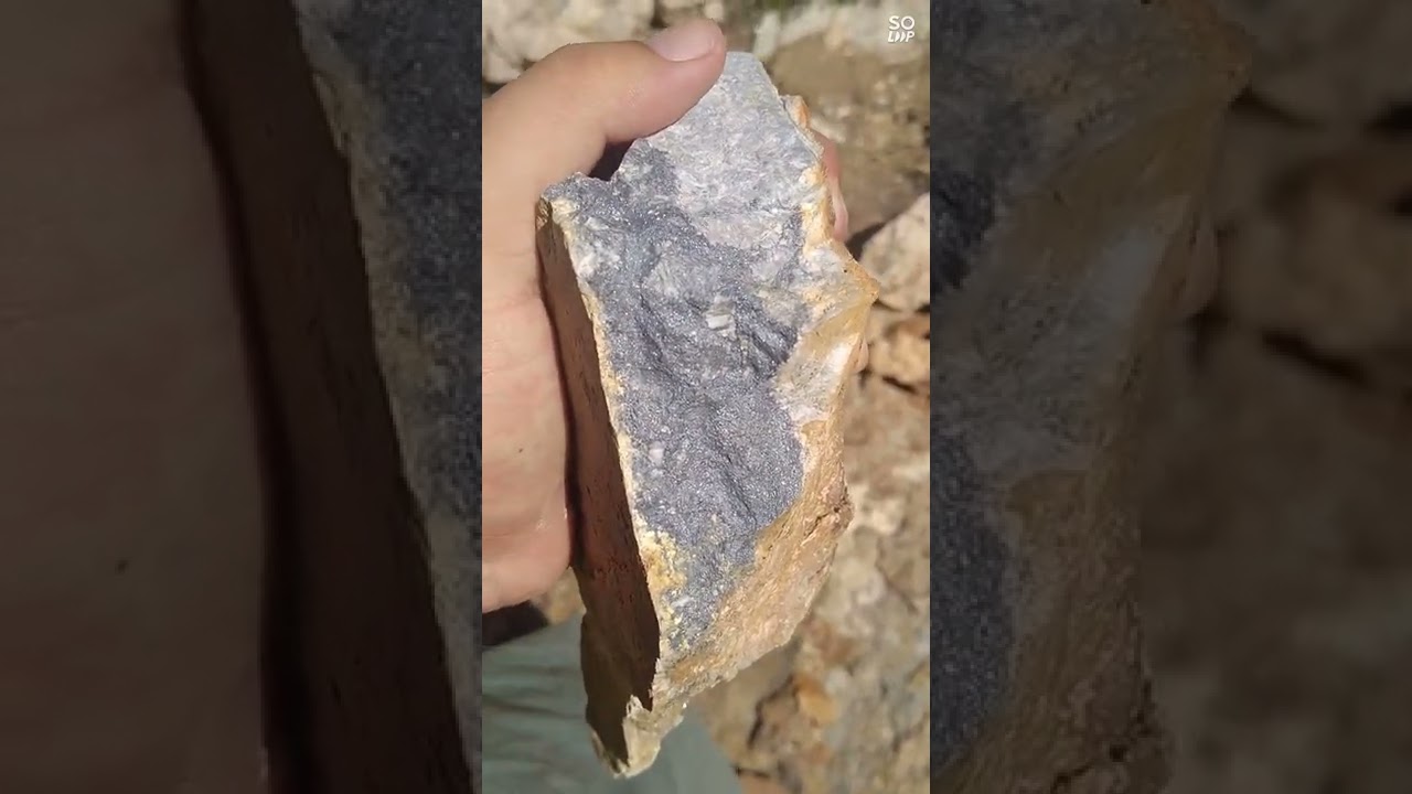Antimony mine and sample #kpk #minerals #pakistan
