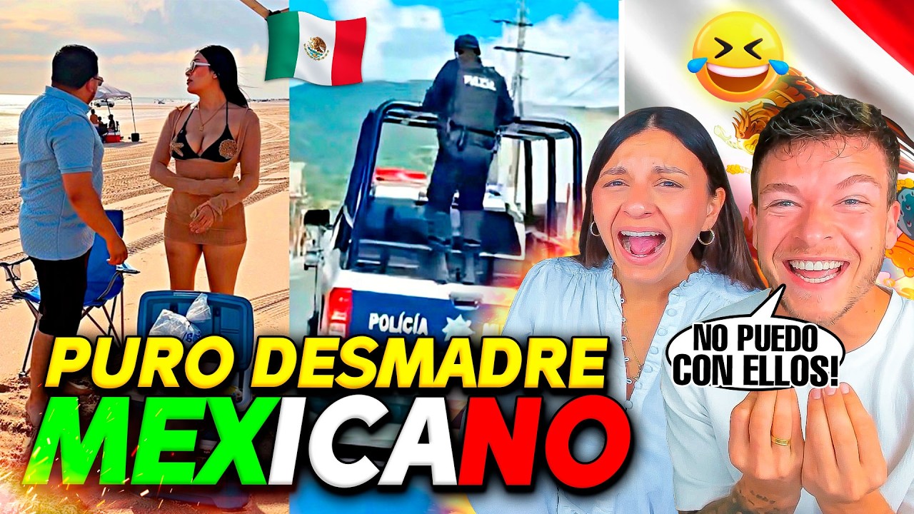 REACCIONAMOS a MEXICANOS EN SEMANA SANTA🇲🇽 Son un desmadre!!🤣 *Memes de TikTok*