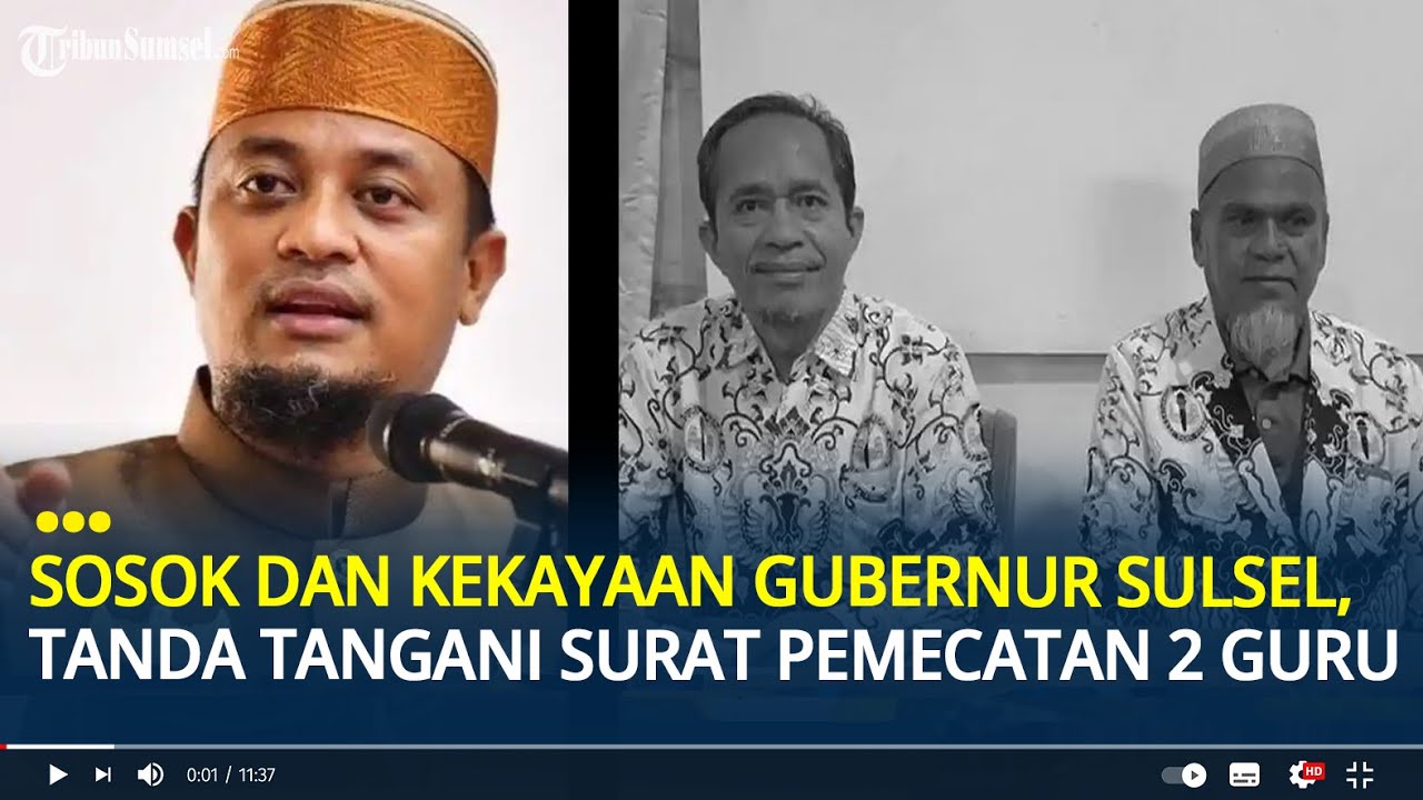 Sosok dan Harta Kekayaan Gubernur Sulsel Tanda Tangani Surat Pemecatan 2 Guru SMAN 1 Luwu Utara