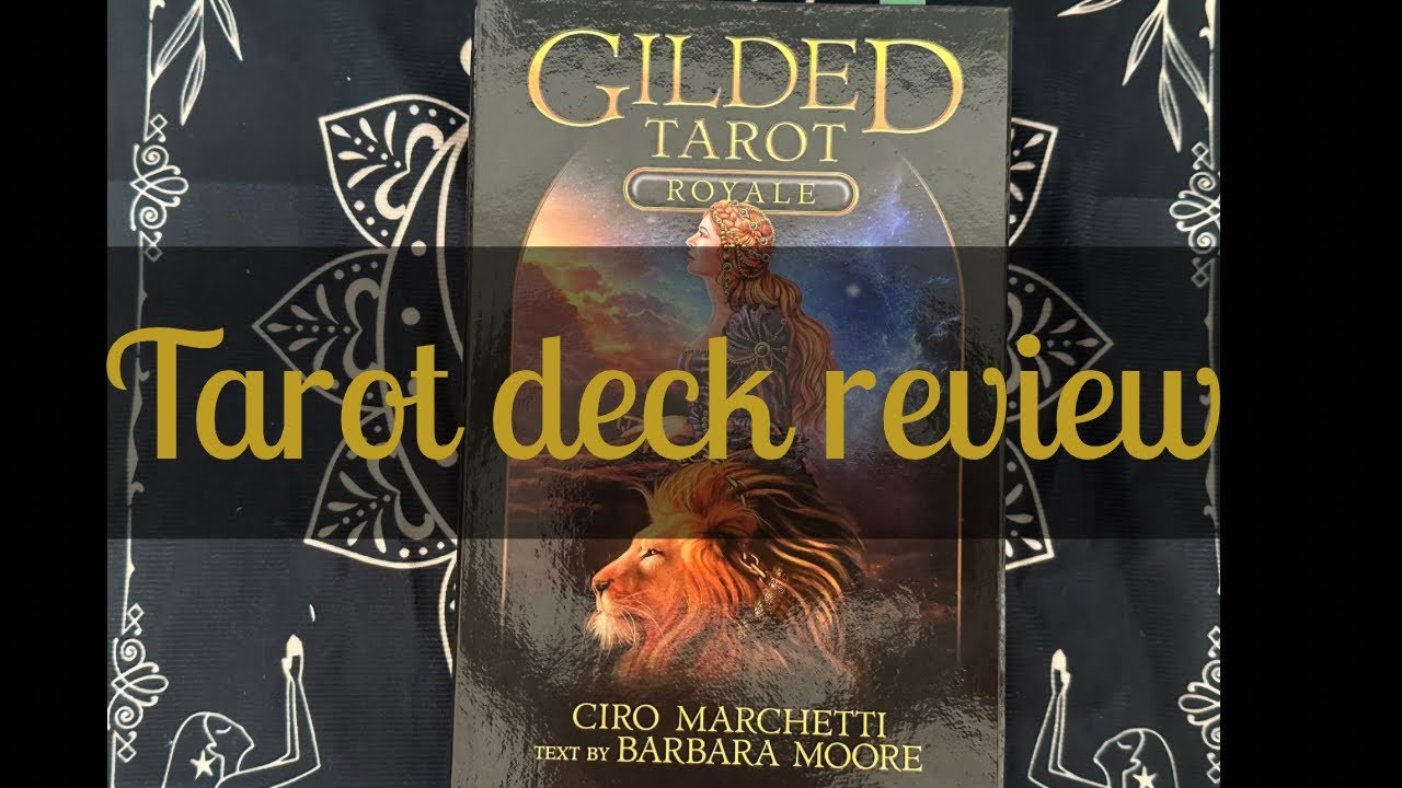 Tarot Deck Review - Gilded Tarot Royale ( ‼️Not the Easy Tarot book) #tarot #tarotdeck 