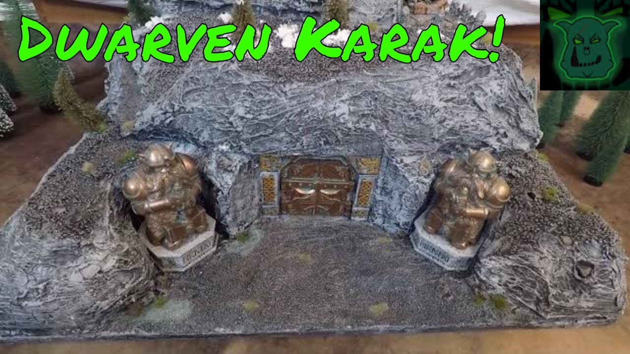 DIY: Mines of Moria / Erebor. Scale 28mm Terrain for Miniature Wargaming (Warhammer) & DnD!