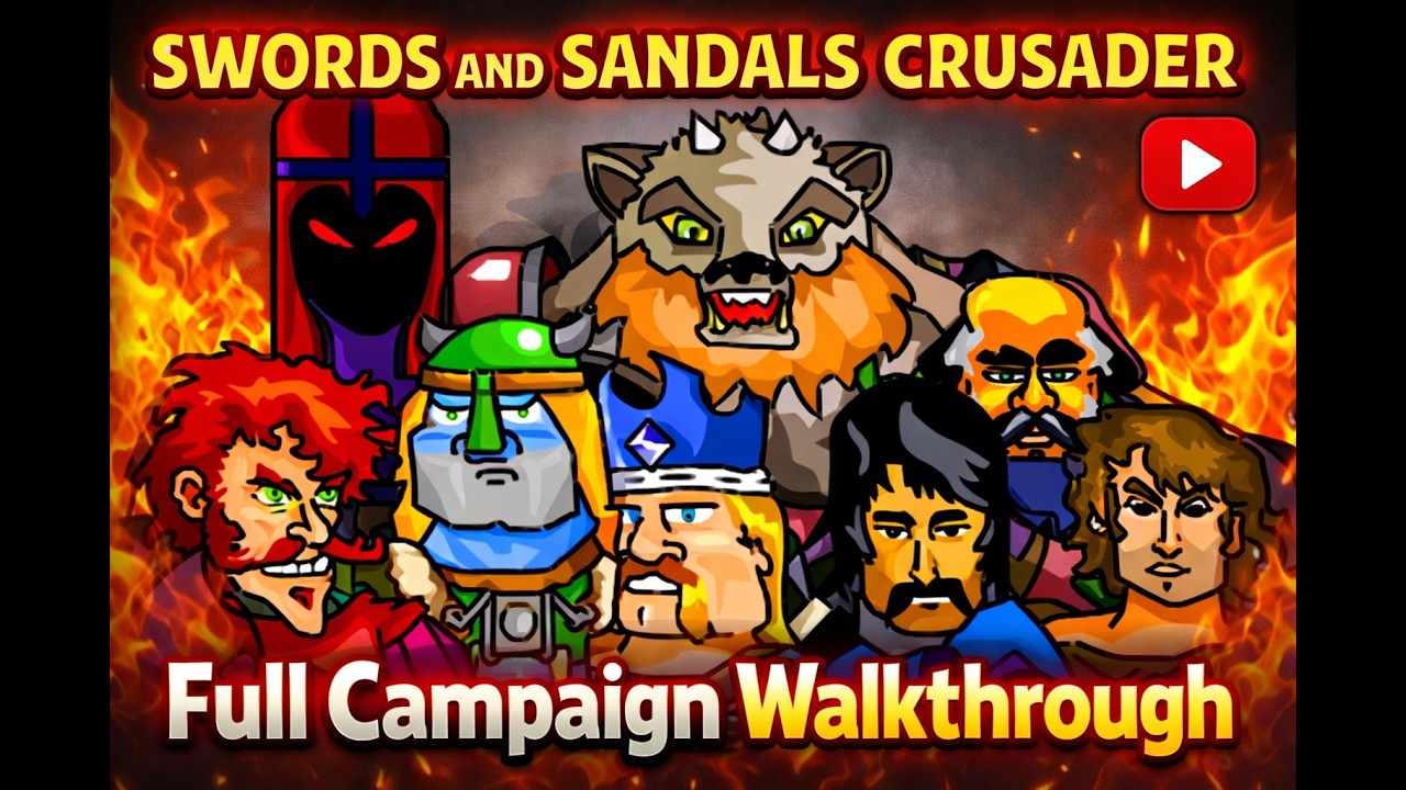 Swords and Sandals Crusader – Full Campaign Walkthrough | All Characters Story