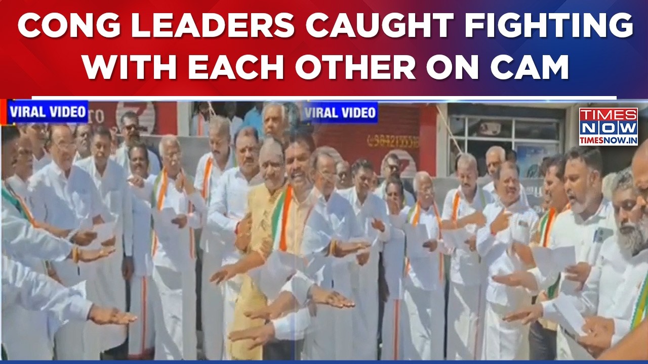 Tamil Nadu Congress Party Meeting Turns Into Chaos, Leaders Caught Fighting With Each Other?