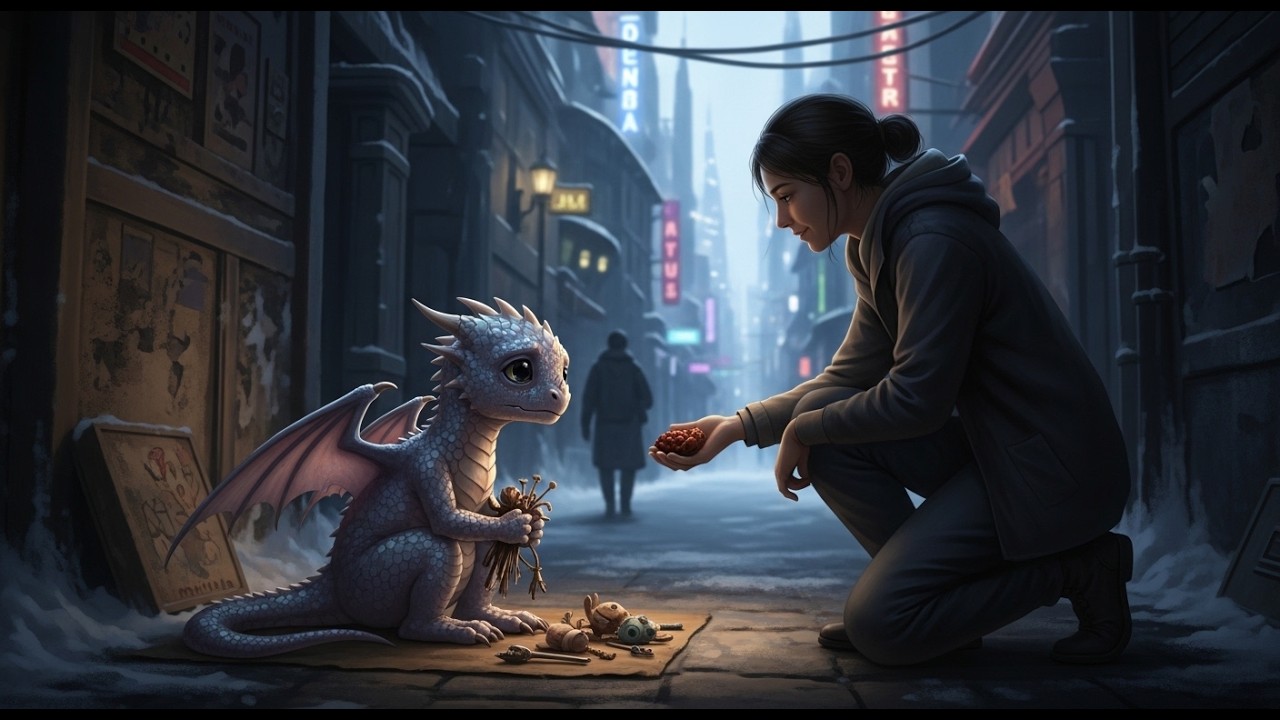 An Abandoned Dragon Hatchling Sold His Toys to Survive — Until a Human Gave Him a Home | Sci-Fi