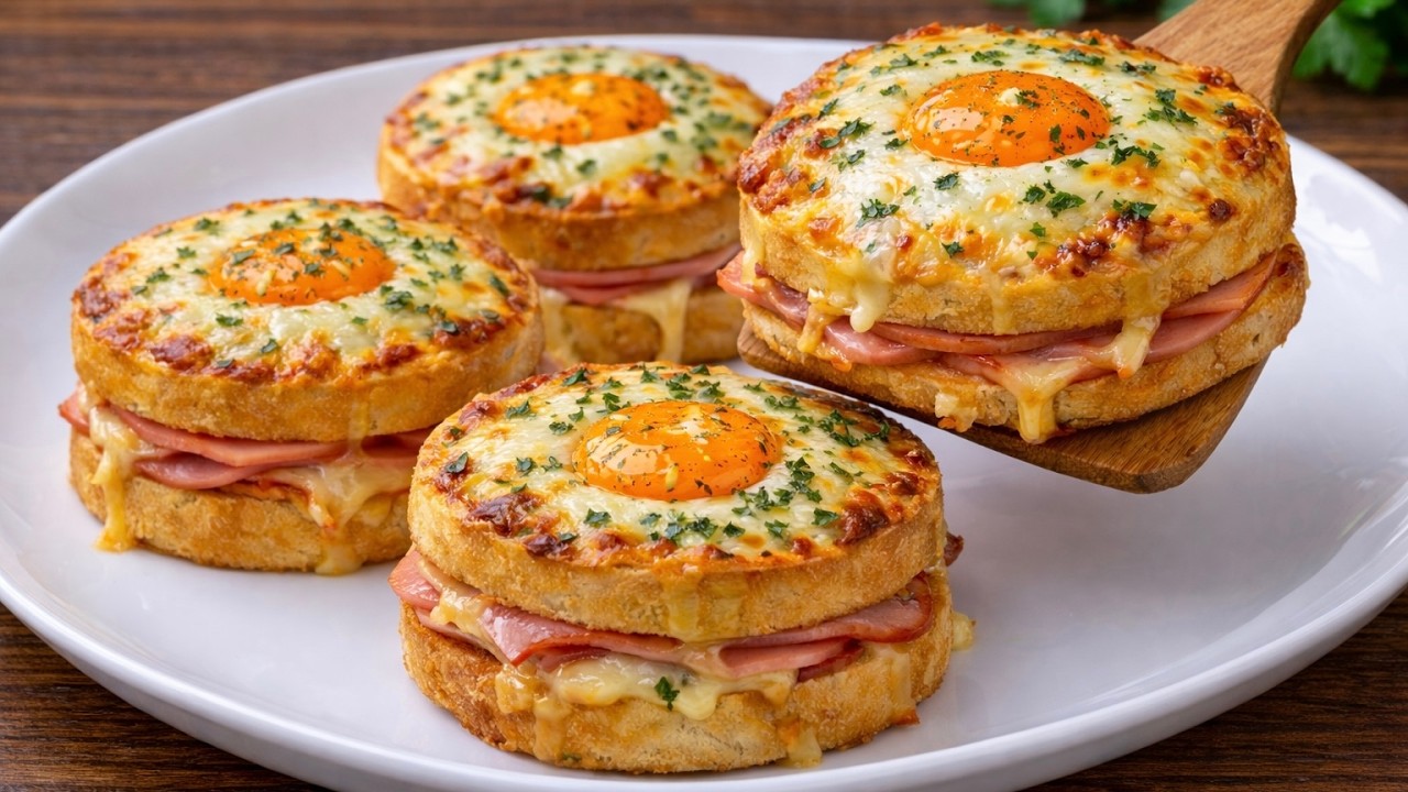 Wenn Sie Eier und Brot haben, dann ist dies ein neues Frühstück in 10 Minuten.
