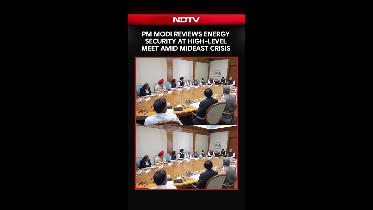 PM Modi Chairs High-Level Meeting On Fuel, Supply Chain Security