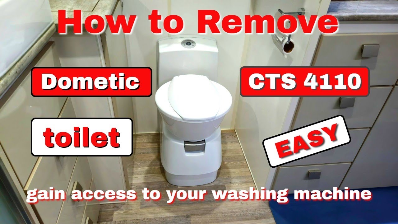 Как легко снять унитаз Dometic? Как снять кассетный унитаз Dometic CTS 4110, чтобы получить доступ?