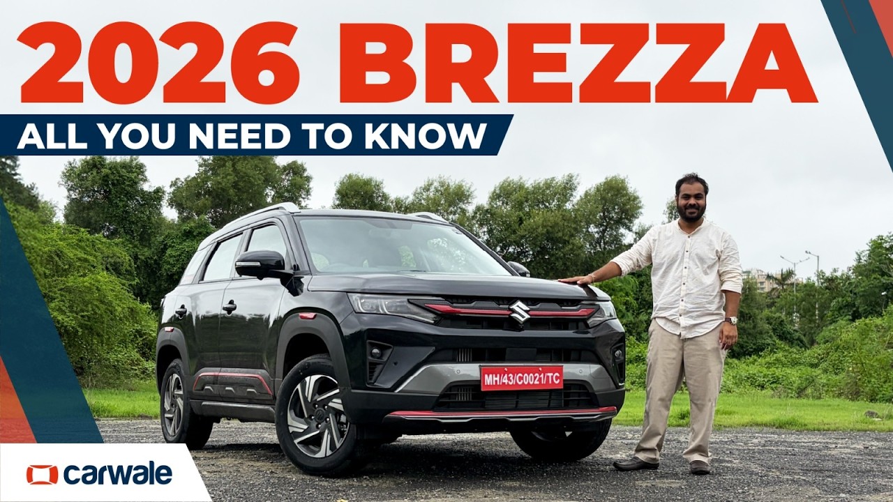 Maruti Suzuki Brezza Facelift Launched | New Engine, Variants, Prices, Interior & Features Detailed