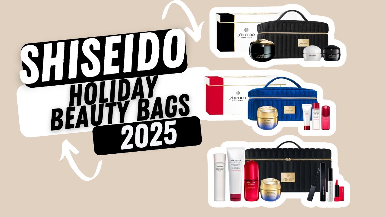 Shiseido Holiday Beauty Bags 2025 #holidaycollection