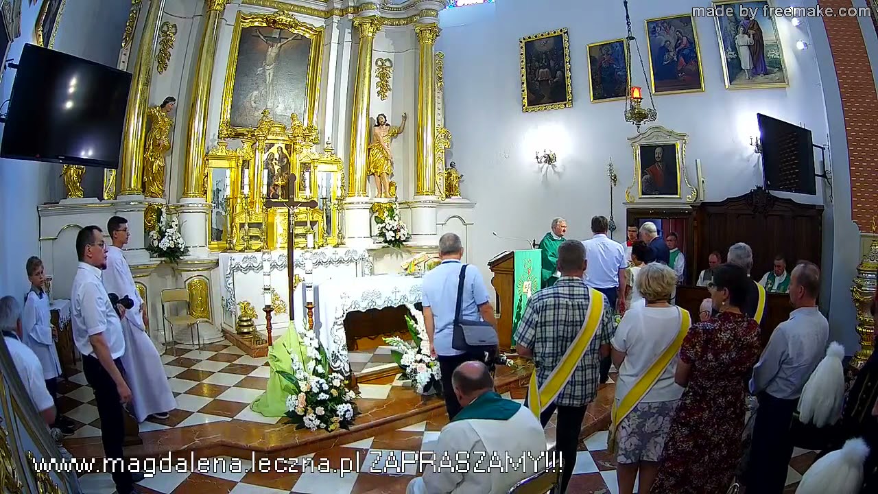 Podziękowania dla Ks. Janusza i powitanie Ks. Andrzeja