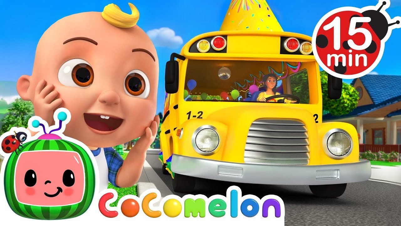 The Wheels On The Bus Dance! | Cocomelon | 🚌Wheels on the BUS Songs! | 🚌Nursery Rhymes for Kids