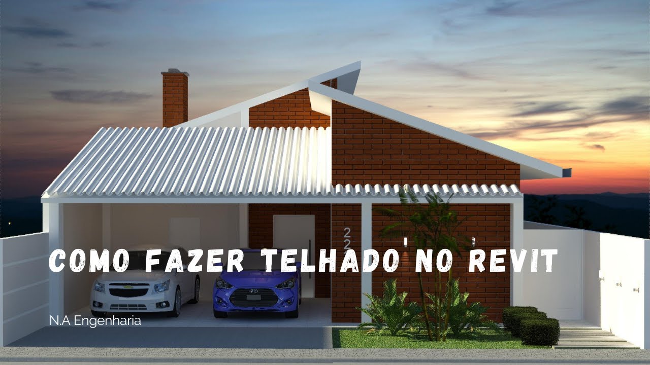 Tutorial:  como fazer telhado no Revit