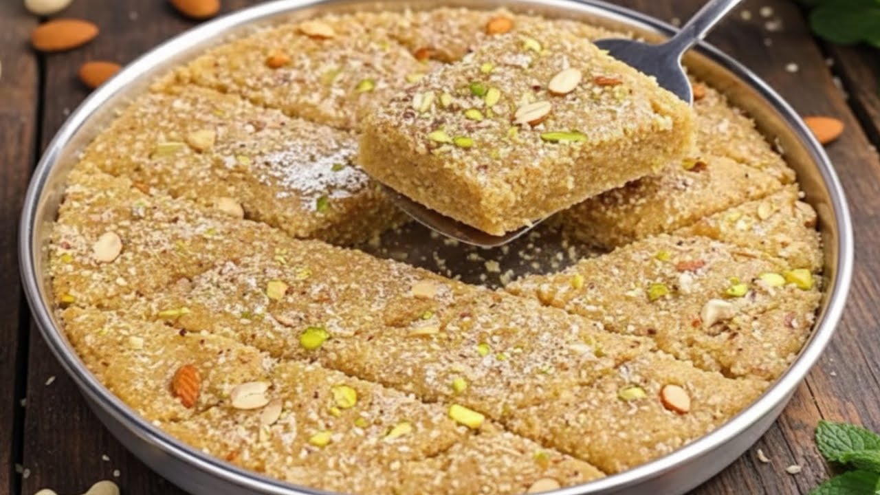 10 मिनट में बनाएं सुपर टेस्टी मिठाई बिना दूध, मावा, पनीर के ।। आसान मिठाई Barfi Recipe 