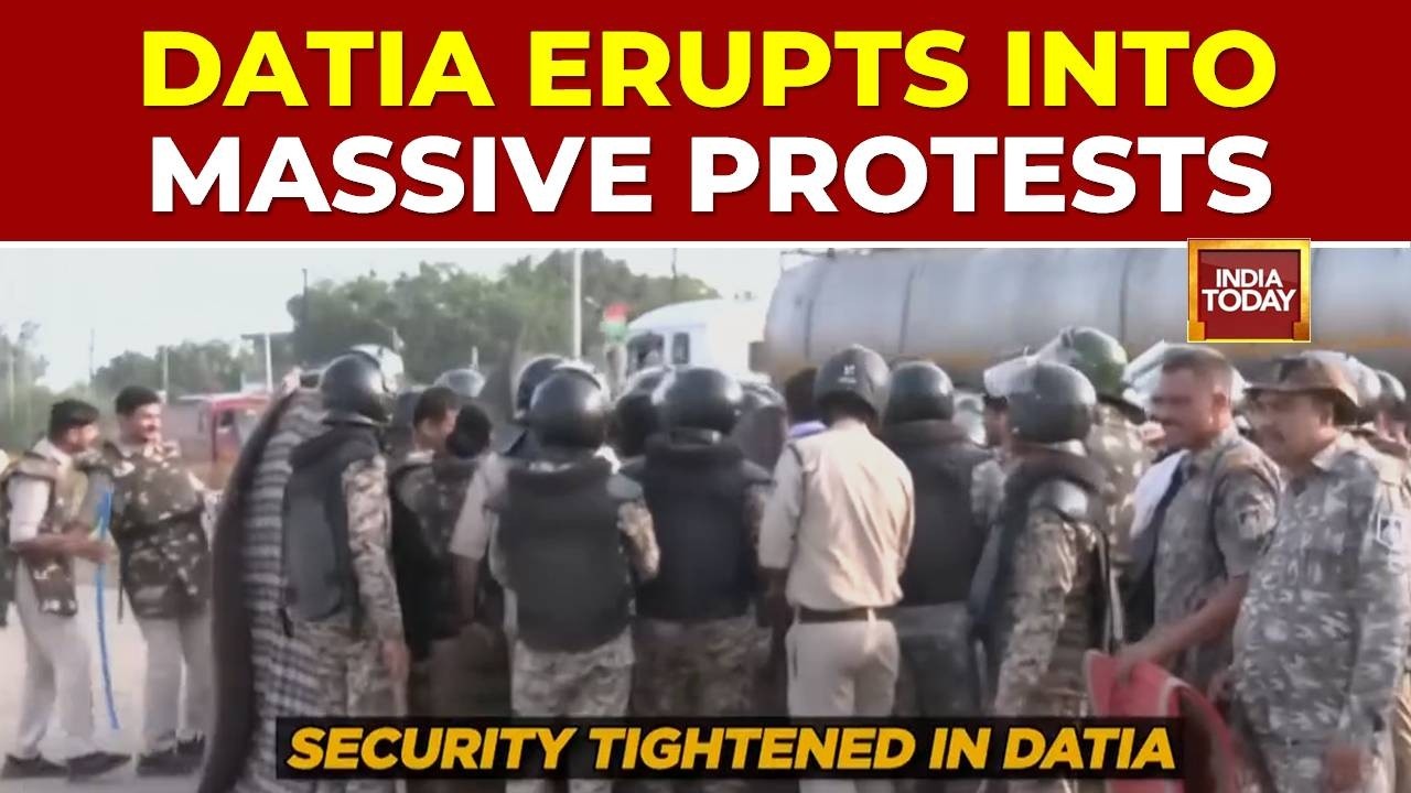 MP Bypoll Ticket Denial To Narottam Mishra Sparks Massive Protests As His Supporters Block Highway
