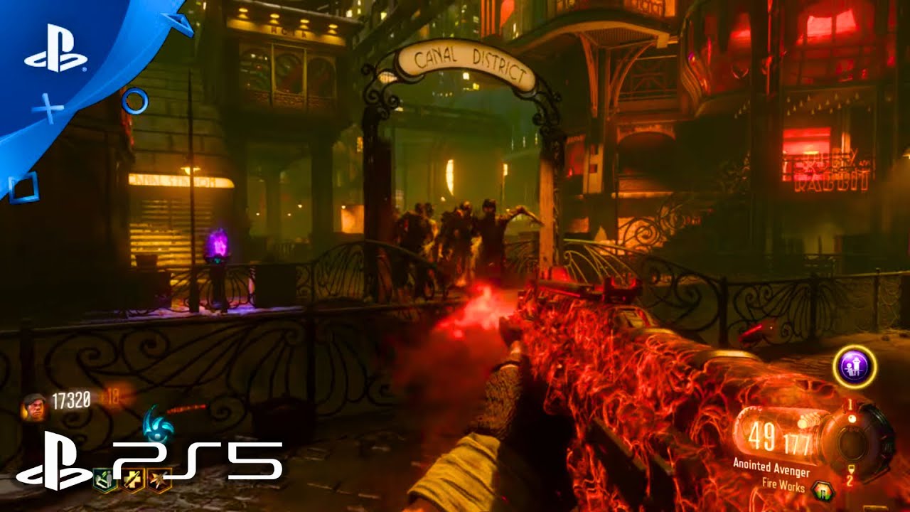 SHADOWS OF EVIL 4K HDR (PS5) NO COMMENTARY BLACK OPS 3 ZOMBIES 