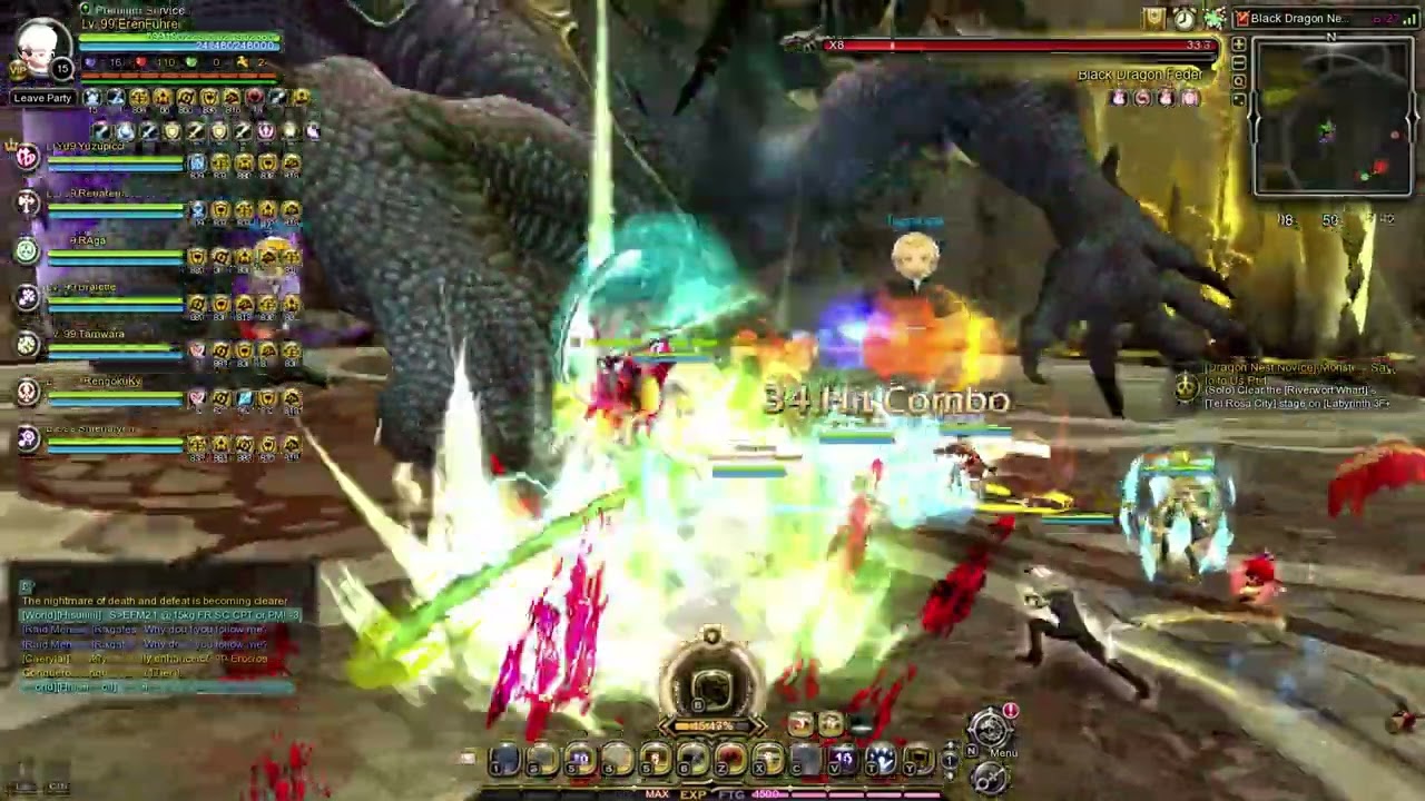 Dragon Nest SEA | BDN HC Feder Basher Run - Dark Avenger POV