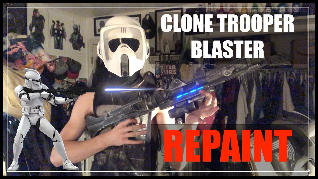 HASBRO Clone Trooper Blaster REPAINT TUTORIAL
