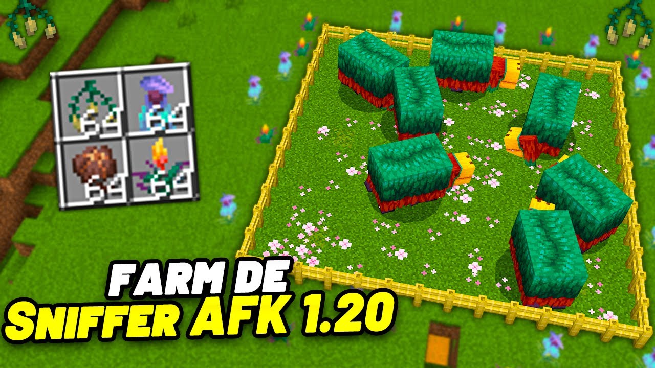 FARM de SNIFFER FÁCIL para Minecraft Bedrock 1.20! - TUTORIAL (MCPE, Playstation, XBOX, Switch, PC)