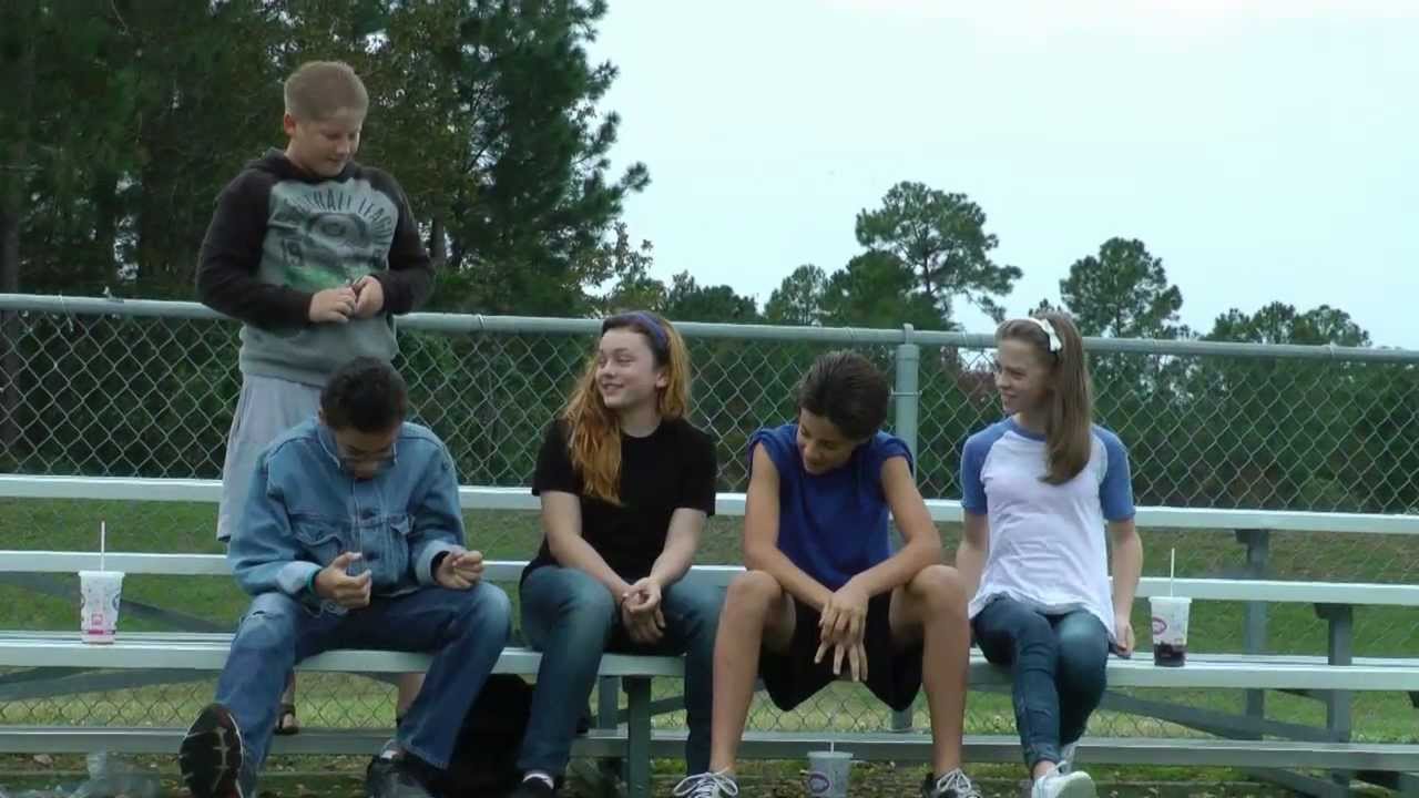 the outsiders scene at the drive in movie school project