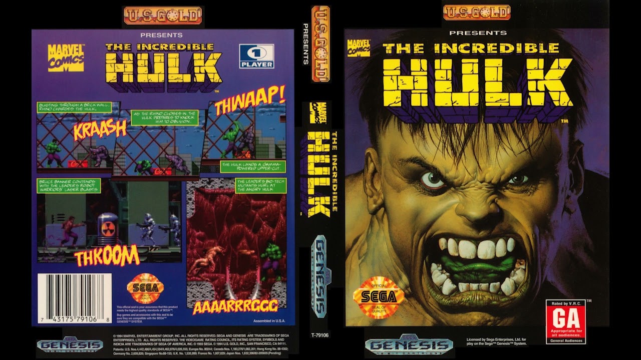 The Incredible Hulk - SEGA GENESIS | Original Sound Track High Quality