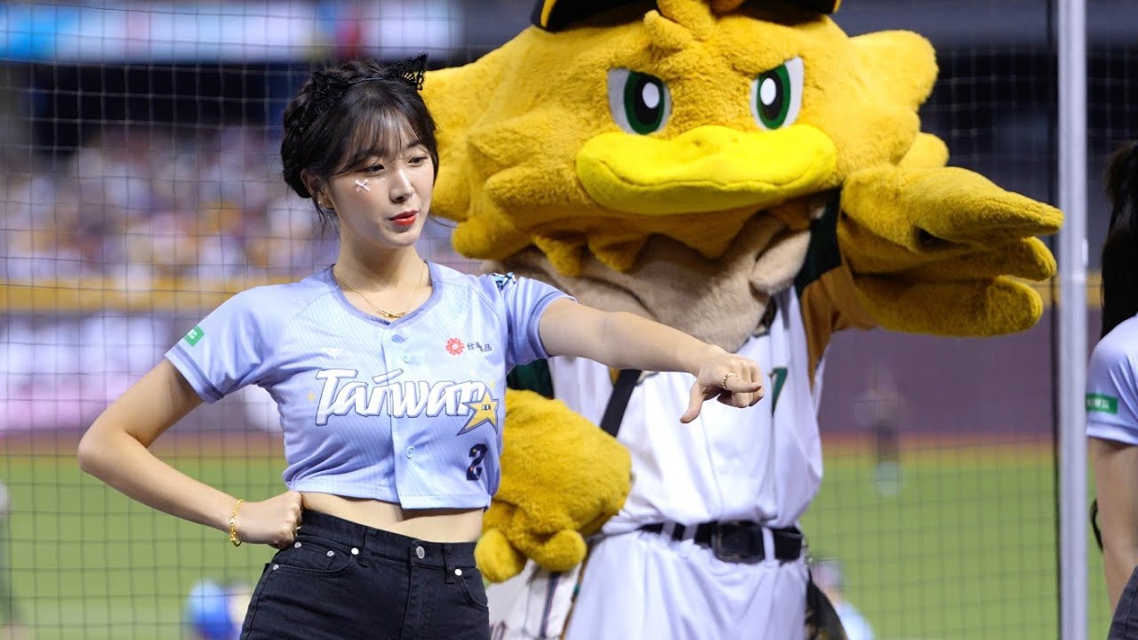 台鋼WingStars頭號王牌安芝儇 明星賽限定大顯龍威李凱威應援 250720 #安芝儇 #안지현 #wingstars #流量密碼 