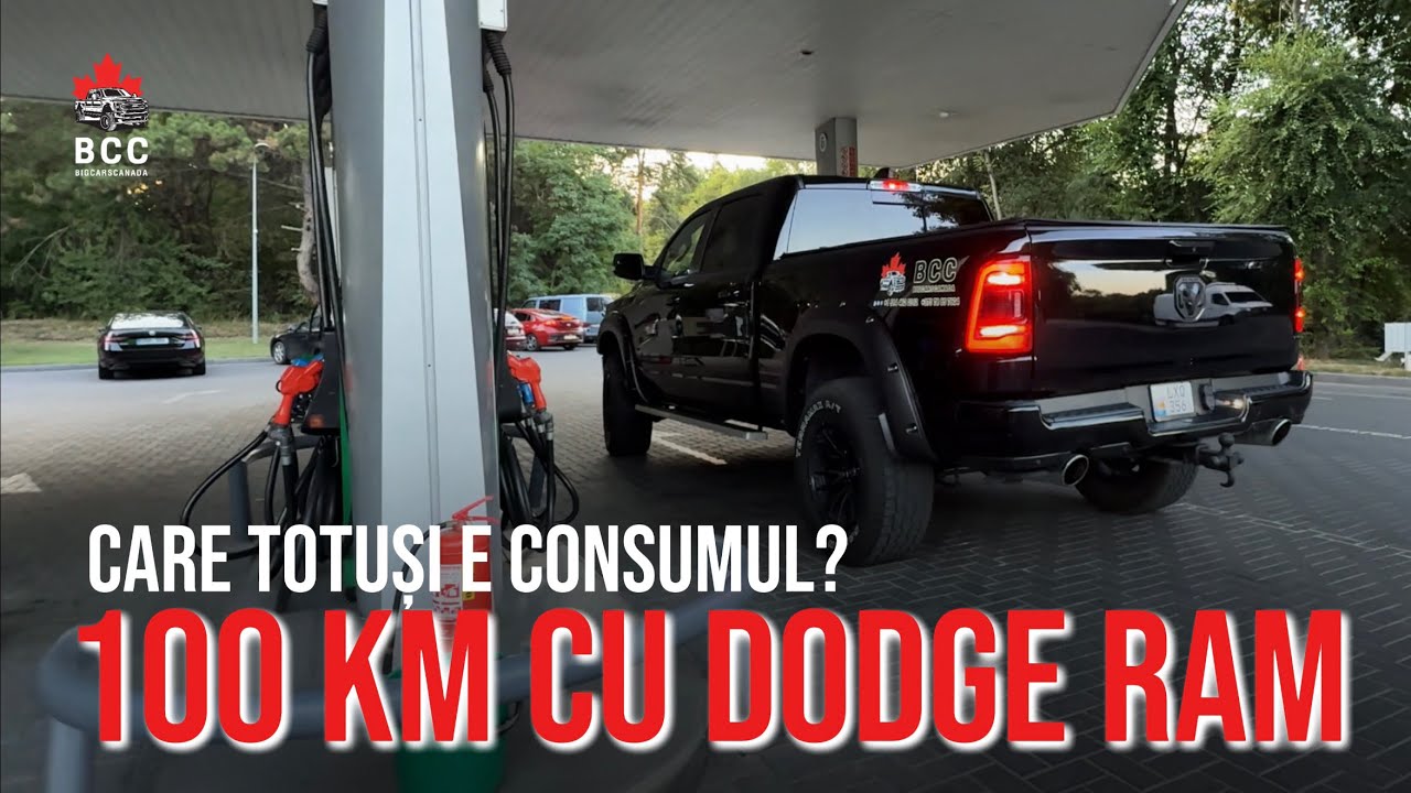 Am făcut plinul și am testat consumul real la Dodge Ram 1500 HEMI