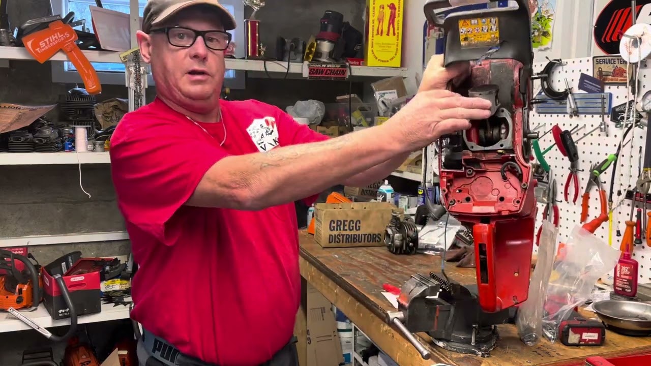 How to rebuild a jonsered 2165