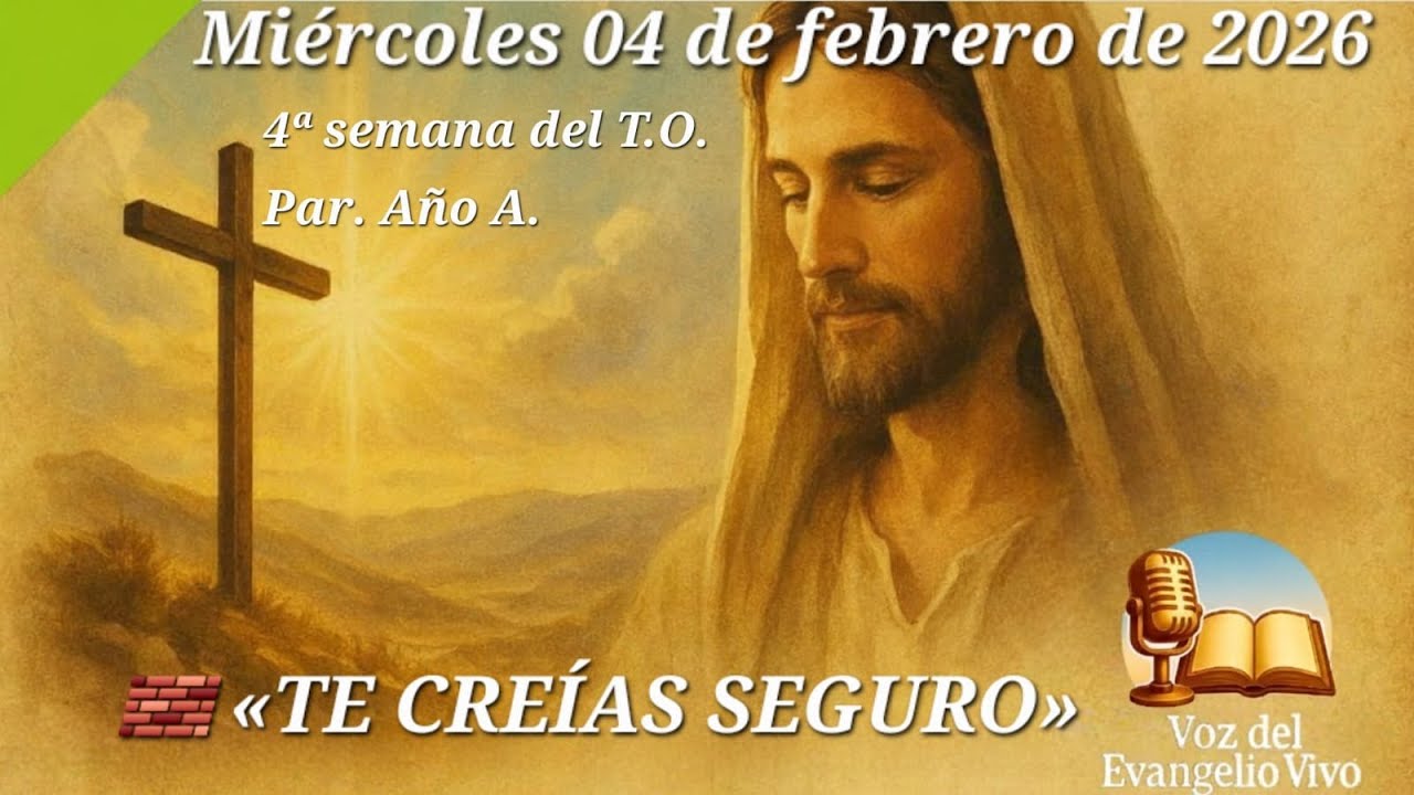 «👂 CUANDO NO ESCUCHAS, DIOS NO ACTÚA» 📖 Evangelio y reflexión ADULTOS | Miér 04 feb | 4ª T.O. Año A