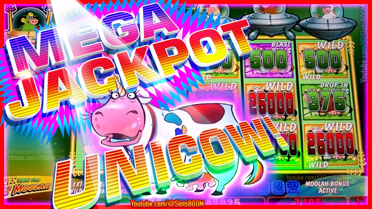 MEGA JACKPOT UNICOW!!! LIVE 600+ GAMES - Invaders Return From the Planet Moolah CASINO SLOTS