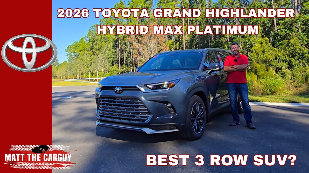 Toyota Grand Highlander Hybrid MAX Platinum AWD 2026 года | Полный обзор и экскурсия | Король сем...
