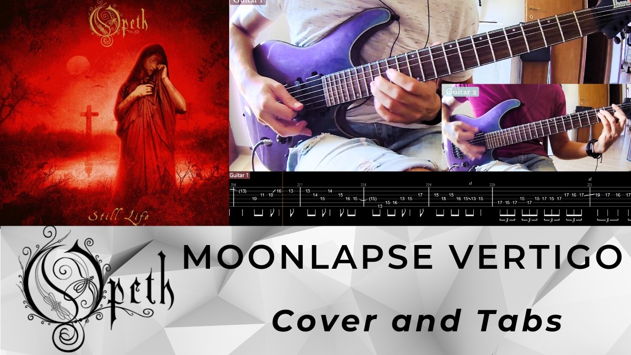 Opeth - Moonlapse Vertigo (full guitar cover + tabs)