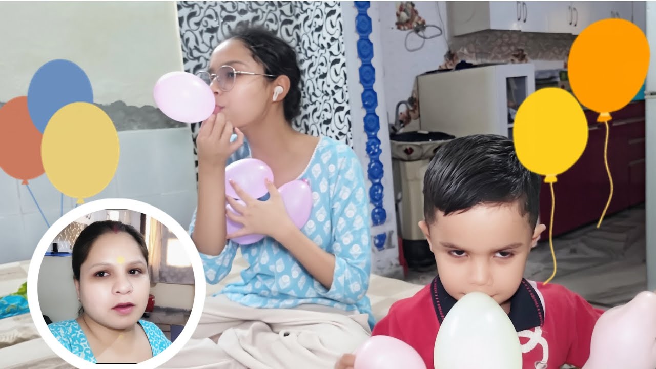 HUM NE KIYA BALLON  CHALLANGE 🥰 (SHIVA BHAI VLOG)