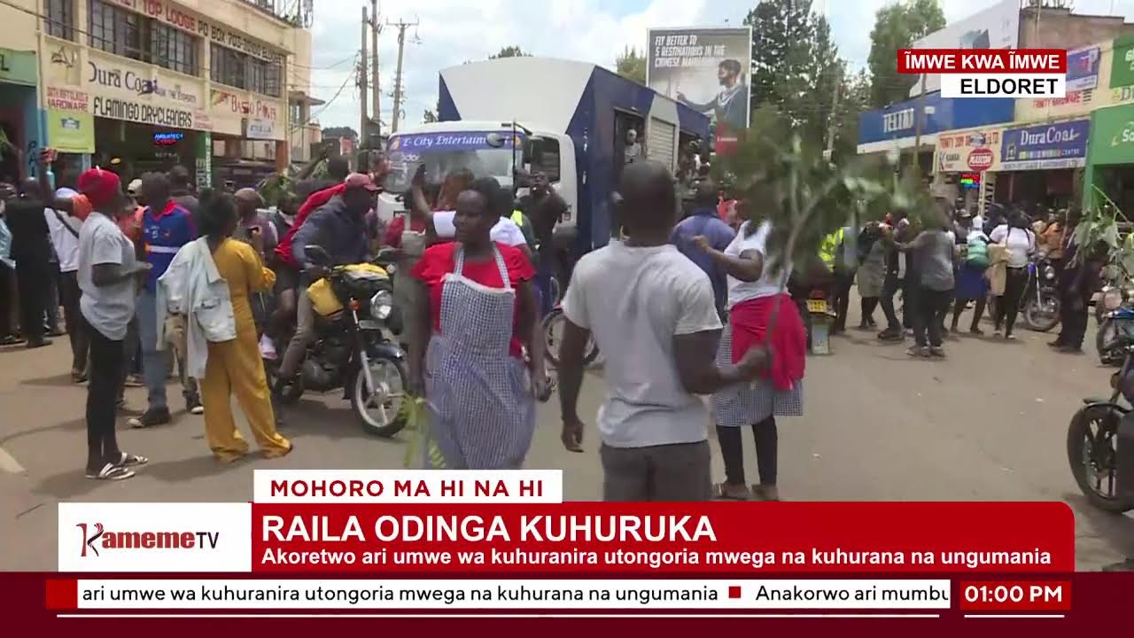 RAILA ODINGA KUHURUKA