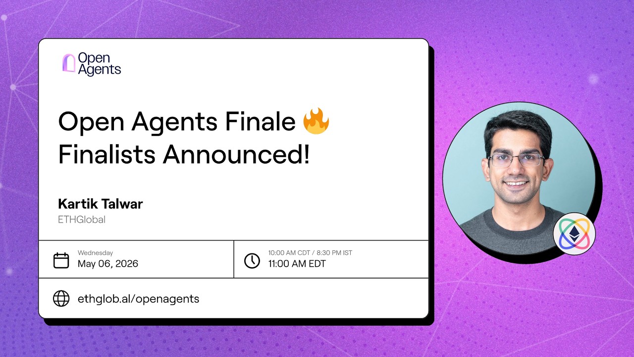 Финал конкурса Open Agents 🔥 Объявлены финалисты: Картик Талвар