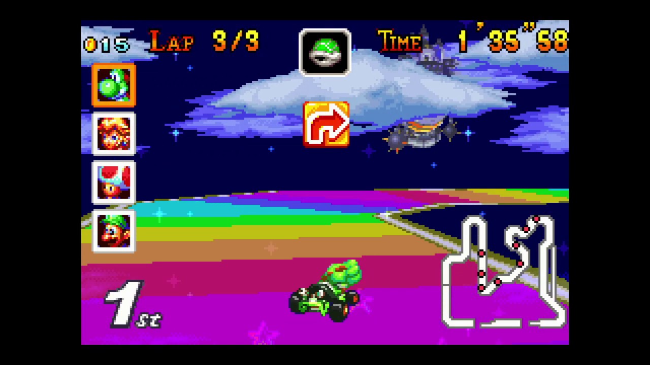 MiSTer FPGA - Mario Kart: Super Circuit [Yoshi 100cc Special Cup] / Gameboy Advance