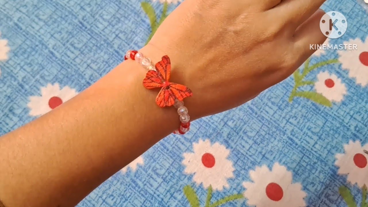 ব্রেসলেট তৈরির সহজ পদ্ধতি #cristalbeads #braceletmaking #viralvideo #how to make bracelet 