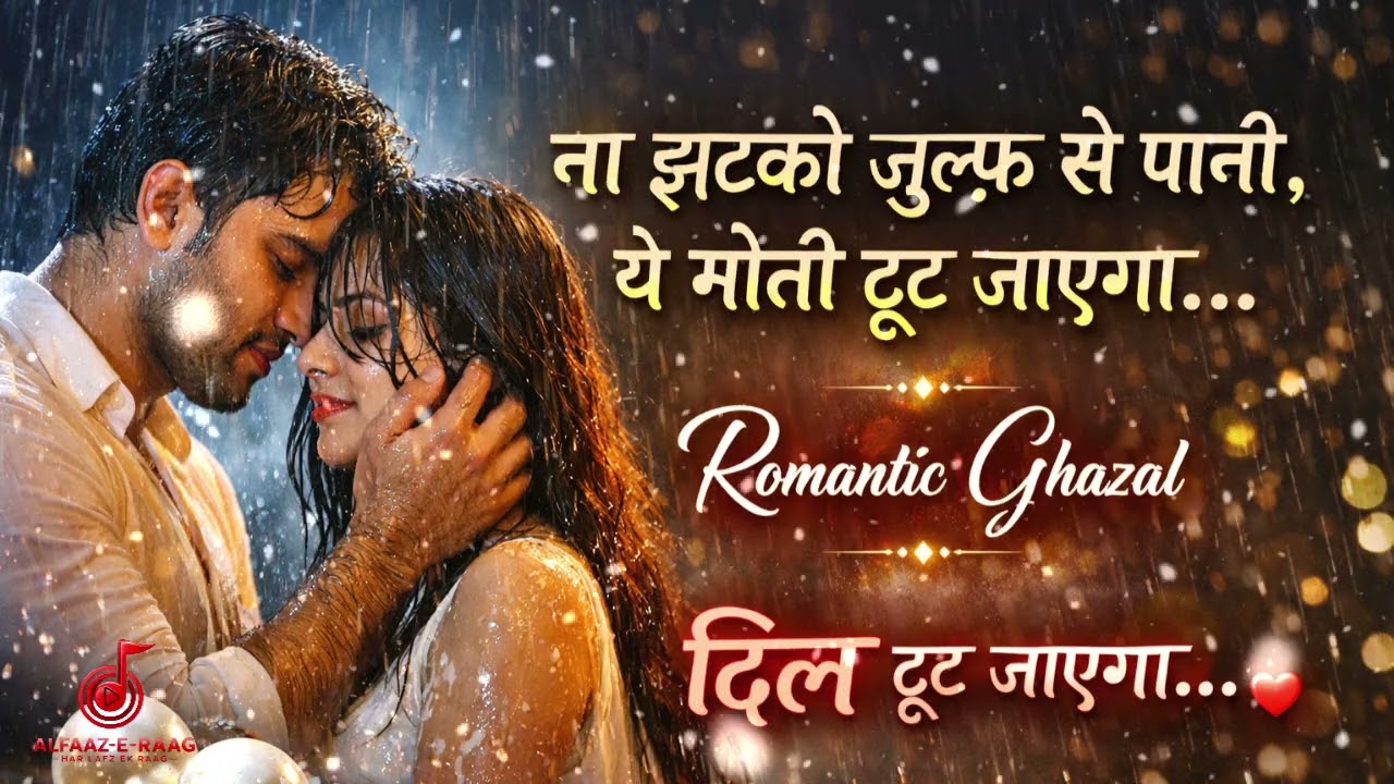 ना झटको ज़ुल्फ़ से पानी… ये मोती टूट जाएगा | Sad Romantic Ghazal 2026