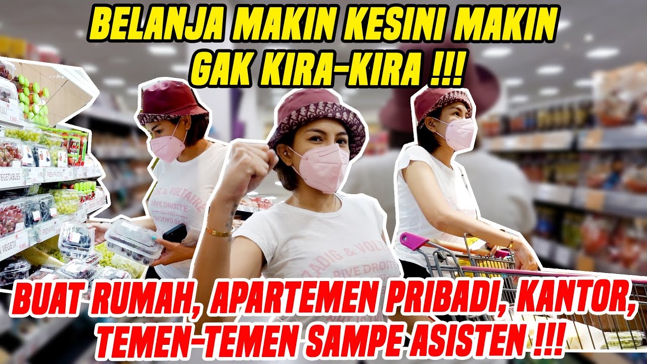 KESINI MAKIN GAK KIRA KIRA !!! BELANJA BULANAN SEBANYAK INI !!! SEMUANYA DIBELANJAIN !!!
