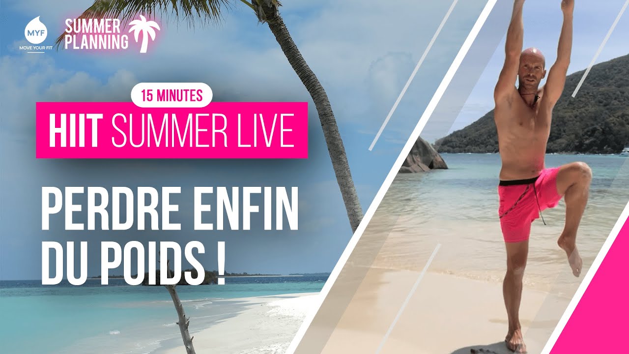 HIIT en direct de la plage 🏖 - pour perdre rapidement les kilos - Alexandre Mallier - Move Your Fit