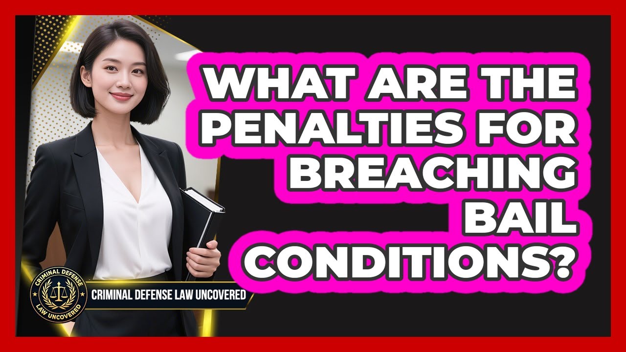 What Are The Penalties For Breaching Bail Conditions?