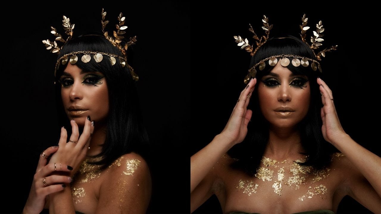 MAQUILLAJE DE CLEOPATRA PARA CARNAVAL . CONLUZYCOLOR