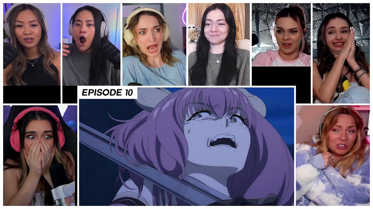 [GIRLS REACT] Frieren vs Aura the Guillotine | Frieren Ep 10 Girl Reaction Mashup