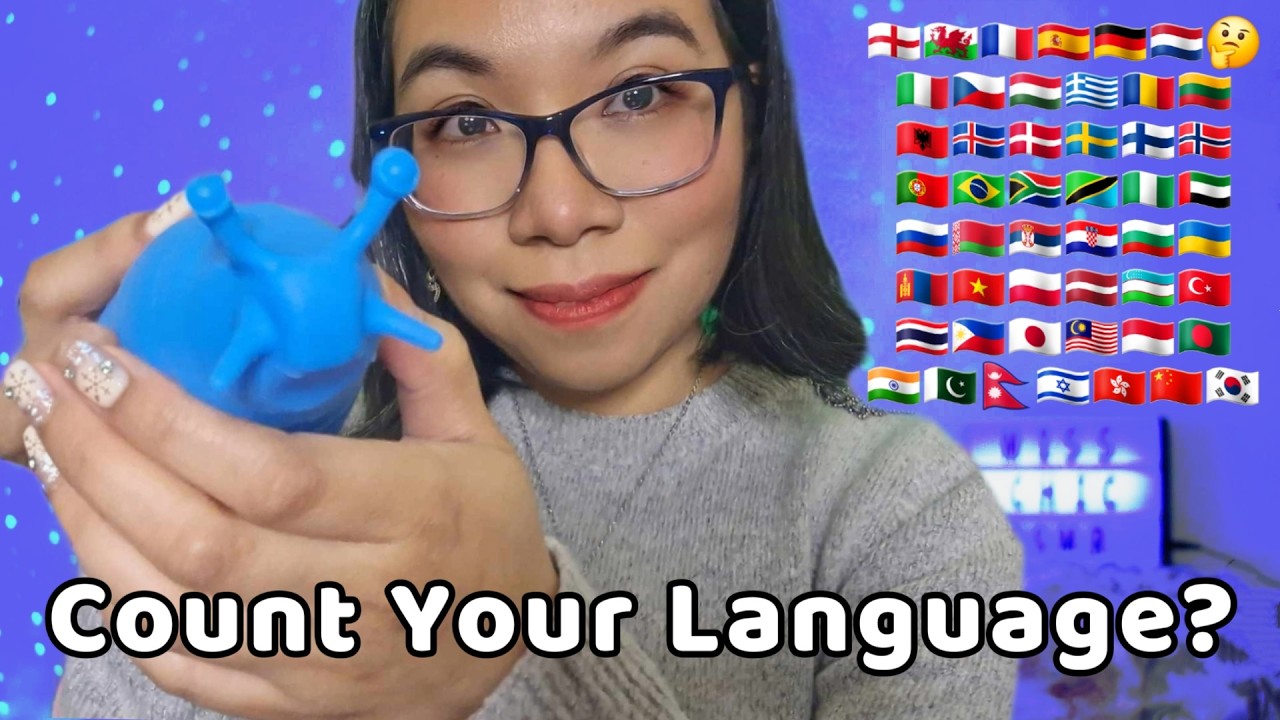 ASMR Multilingual Colour Triggers 🎨 Can You Count Your Language Before You Fall Asleep? 💤