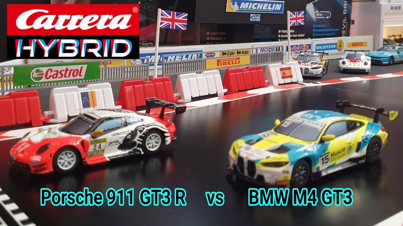Carrera Hybrid - Porsche 911 GT3 R  v  BMW M4 GT3 