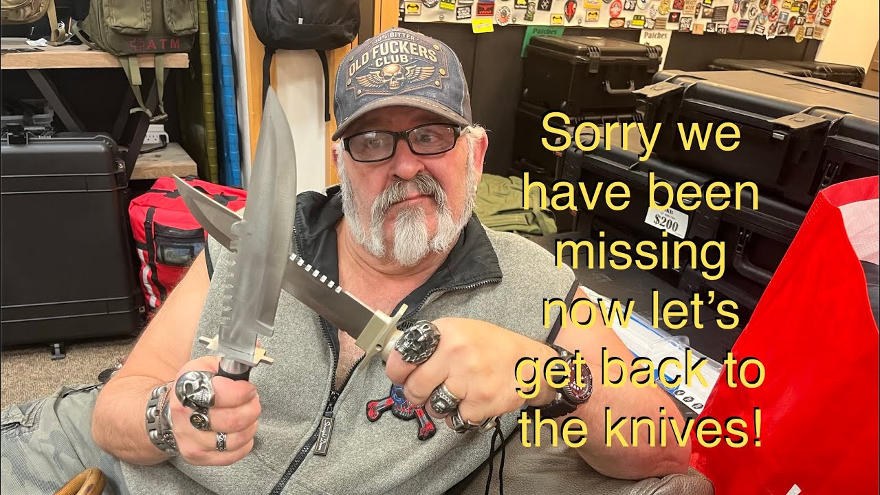 Почему нас не было, и нож для выживания/охоты Gordon из магазина Harbor Freight.