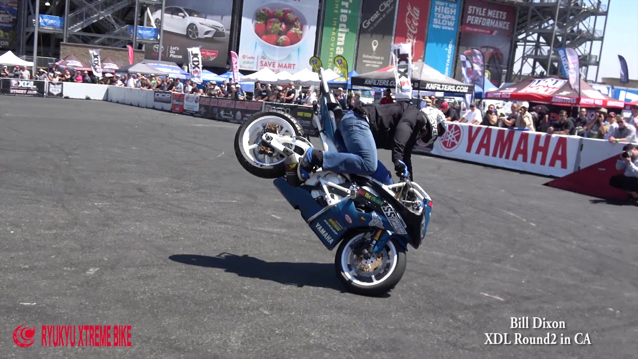 Bill Dixon 3rd Place XDL Rd2 in CA エクストリームバイクスタント全米王者 YAMAHA