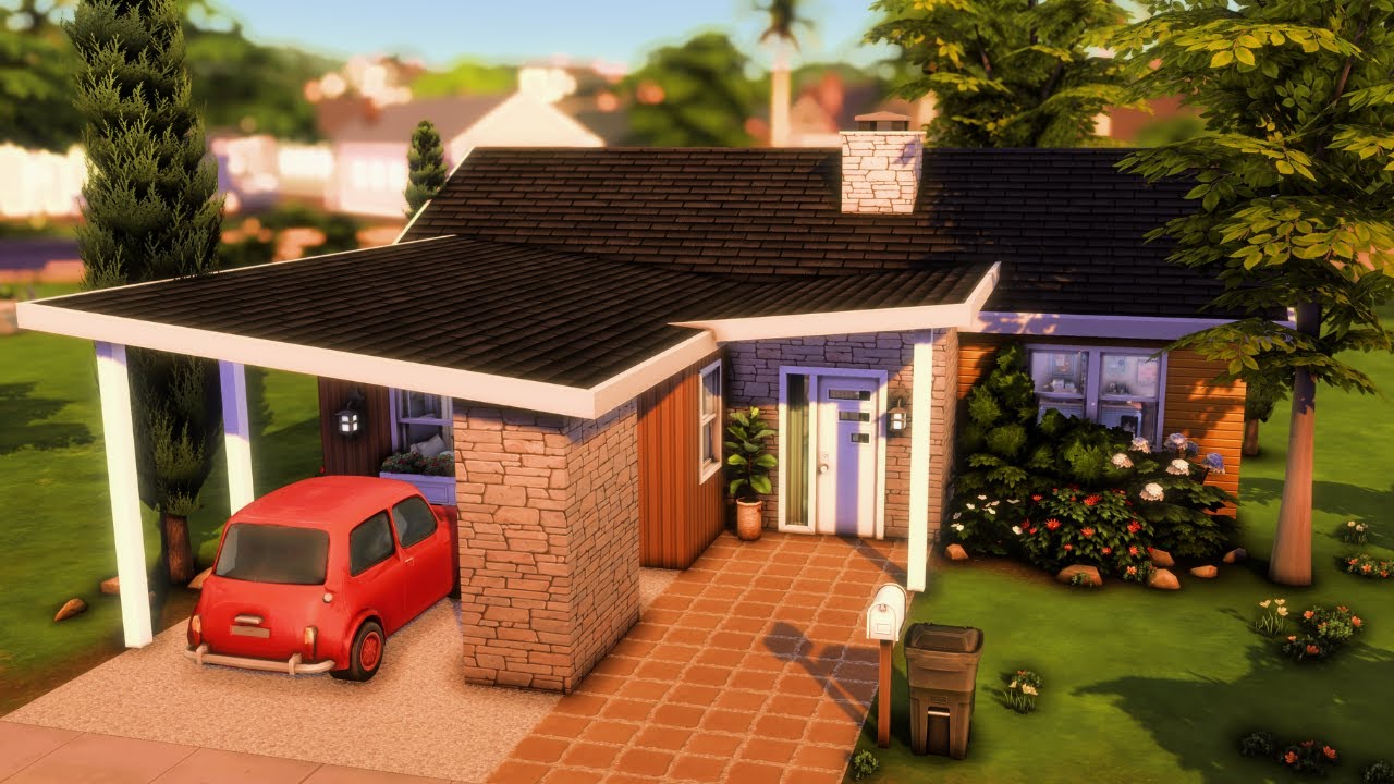 One Story Family Home 🏡 The Sims 4 Speed Build | No CC