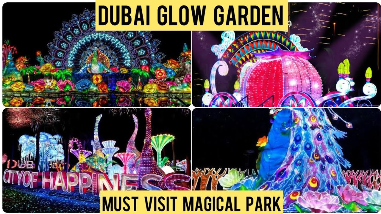Glowing Wonders: Dubai Garden Glow Must-Visit Attraction A Mesmerizing Wonderland of Lights