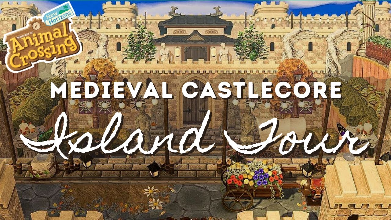 MEDIEVAL CASTLECORE ISLAND TOUR | Animal Crossing New Horizons